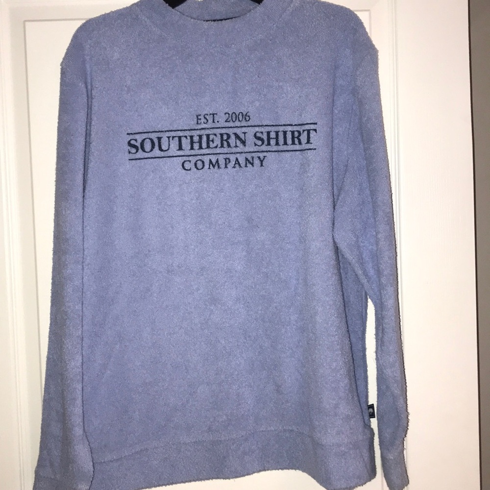 Terry cloth sweatshirt